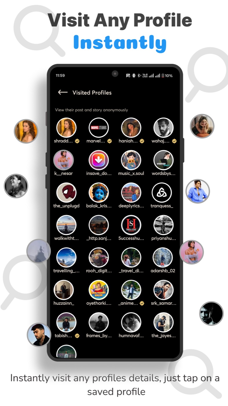 Revisit your favorite public profiles